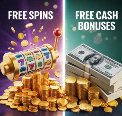 Free Spins vs. Free Cash Bonuses